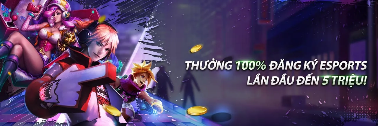 Hình ảnh máy đánh bạc với tiền vàng và ánh sáng rực rỡ tượng trưng cho chiến thắng và kjc khuyến mãi